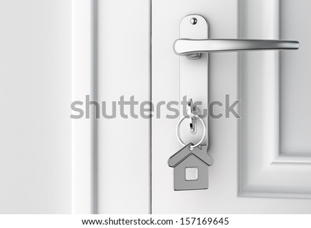 the key in the door