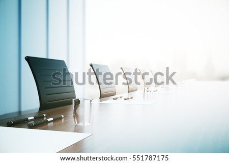 Similar – Image, Stock Photo Close up of paper clips in a wooden box