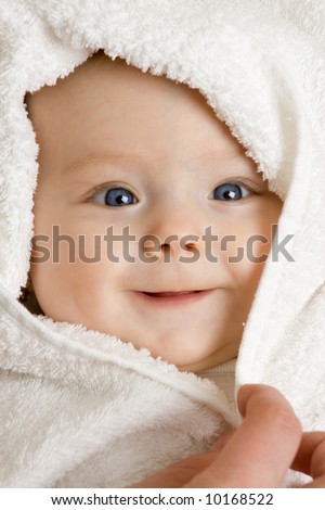 Similar – Image, Stock Photo grin cheek Child Girl