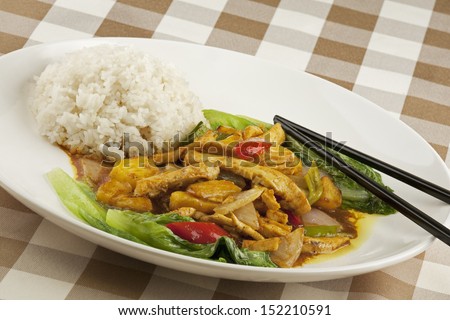 A delicious chicken vegetable dinner