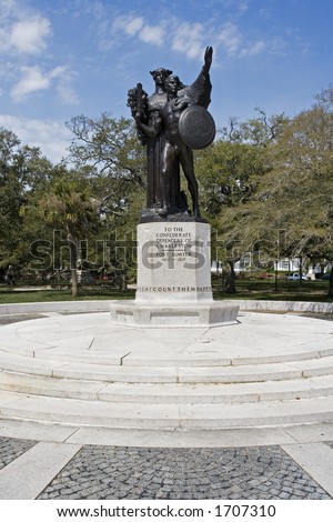 Confederate Soldier Memorial White Point Gardens The Battery Charleston South Carolina
