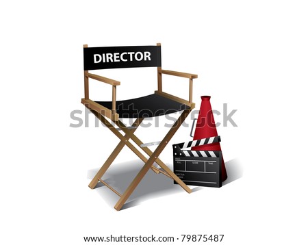 Movie director chair