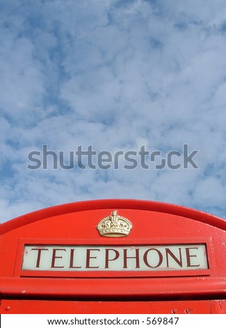 Red london telephone box