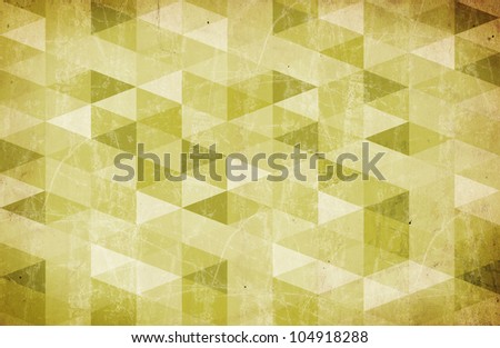 Geometric Yellow Triangle Background