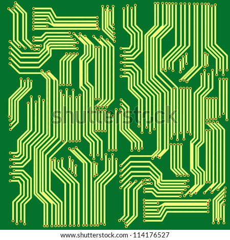 computer chip circuit abstract