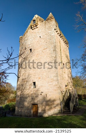 An Ancient Scottish Tower House Stock Photo 2139525 : Shutterstock