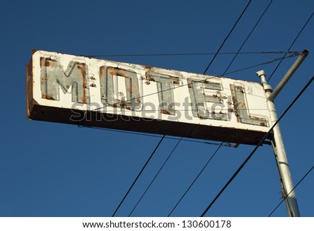 Motel Neon Sign Old Signs