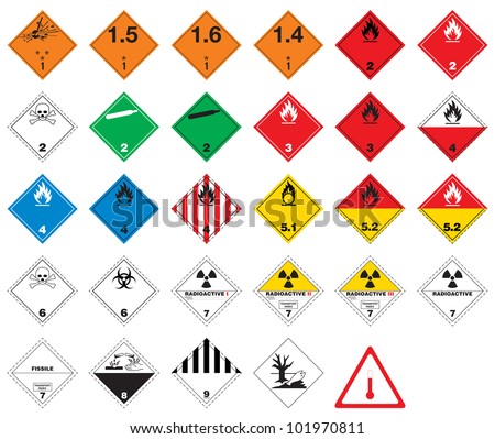 Hazardous Pictograms - Goods Signs Globally Harmonized System Of ...