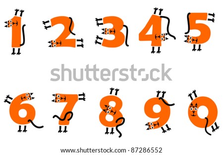 Set of funny cat numbers