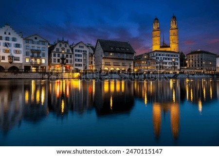 Similar – Image, Stock Photo Boat on Lake Zurich in winter