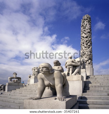 Sculpture Park in Oslo, Norway