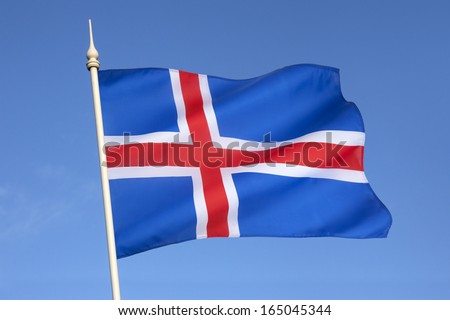 Flag of Iceland - officially described in Icelandic Law 34, set out on 17 June 1944, the day Iceland became a republic. The law is entitled \