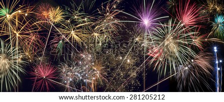 Celebrations - Fireworks Display - website header panel