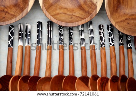 Craft Industry in Namibia and South Africa - selection of kitchen tools