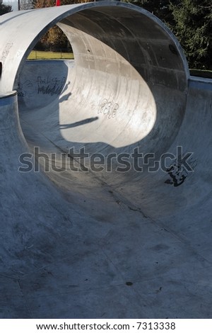 Skate bowl - skateboarding park