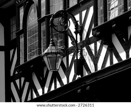 Tudor style shop in Chester UK