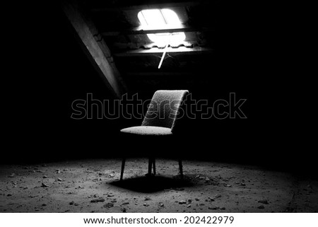 Chair in an abandoned room / Chair