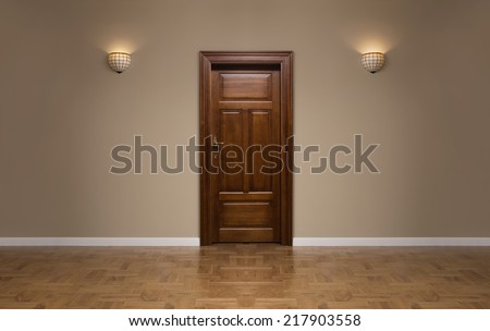 Similar – Image, Stock Photo Wooden door close up in blue