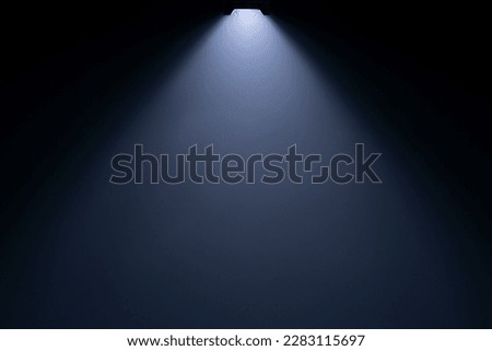 Similar – Image, Stock Photo Floodlights in the dark for the illumination of facades