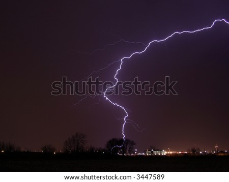 lightning, thunderstorm, weather, landscape, bolt