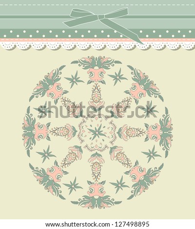 Vintage background for invitation, backdrop, card, new year brochure, banner, border, wallpaper, template, texture  raster version