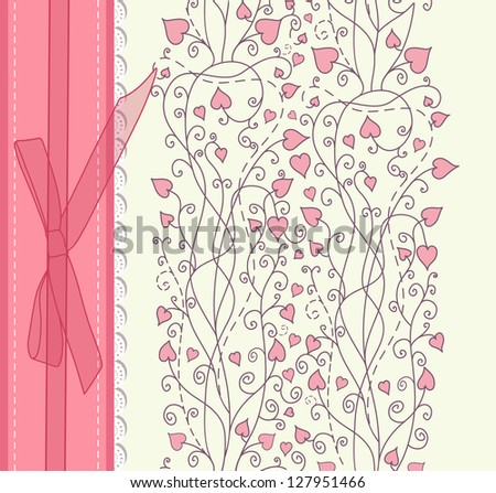 Vintage pink background for invitation, backdrop, card, new year brochure, banner, border, wallpaper, template, texture  raster version
