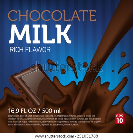 vector images illustrations and cliparts chocolate milk splash on blue background hqvectors com cliparts chocolate milk splash