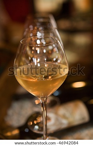 verres de vin en gros plan Stockfoto © 
