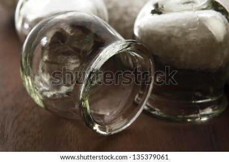 Medical tool cupping glass