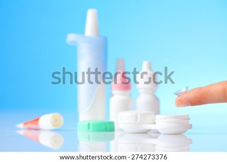 Eye and allergy treatment for contact lenses users