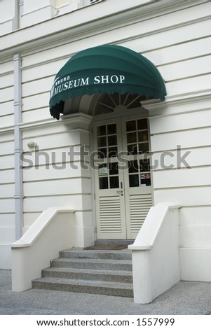 Museum shop entrance