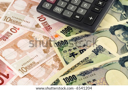 Euro and Japanese currency pair commonly used in forex trading with calculator