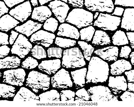 Stone Wall Stock Vector Illustration 21046048 : Shutterstock