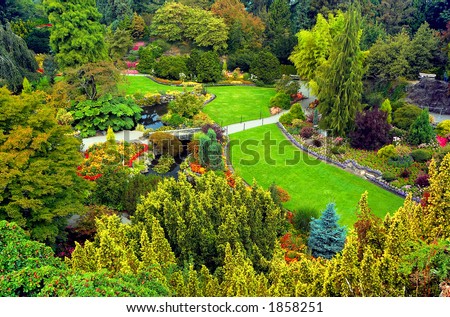 Overview of Vancouver Queen Elizabeth Park. More with keyword group14h