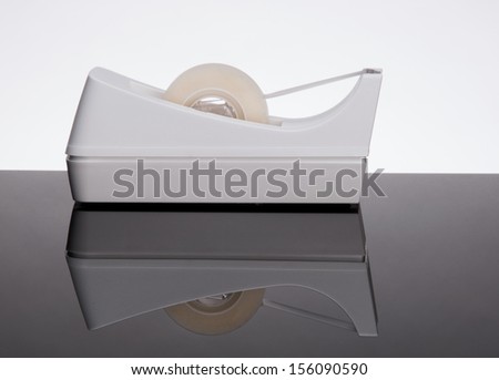 White tape dispenser for modern office