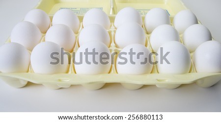 Bakers dozen of eggs for cook in kitchen