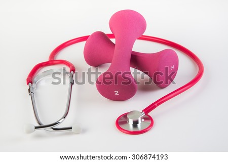 Workout and regular checkups at doctor for safe health