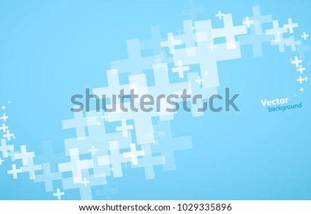 Abstract background created with plus sign.