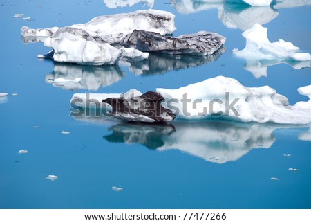 iceberg lake in Iceland Jokulsarlon