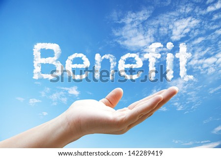 benefit cloud word