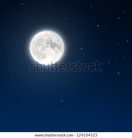 Full moon vector