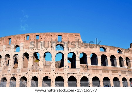 The Coliseum is one of Rome\'s most popular tourist attractions