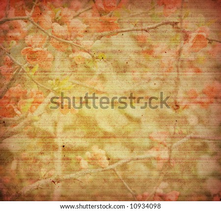 old flower paper texture - perfect background with space for text or image