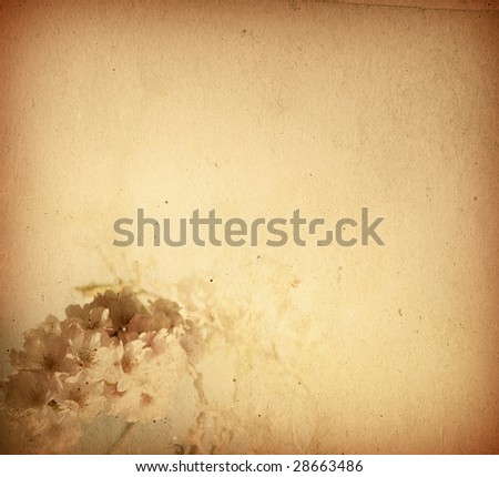 old-fashioned artistic flower  - perfect background with space for text or image