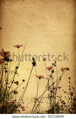 old-fashioned artistic flower - perfect background with space for text or image