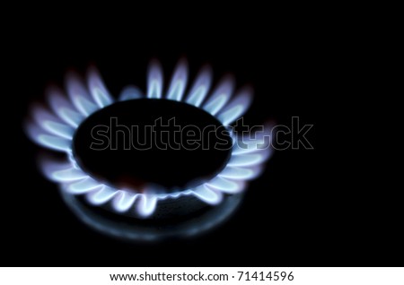 Single lit gas ring