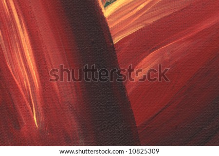 abstract red painted background