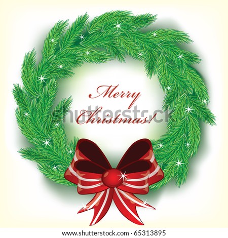 Christmas Wreath Stock Photo 65313895 : Shutterstock