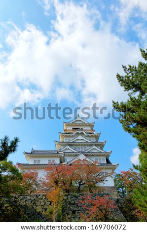 Fukuyama Castle East Side (in Fukuyama City, Hiroshima Prefecture, Japan)