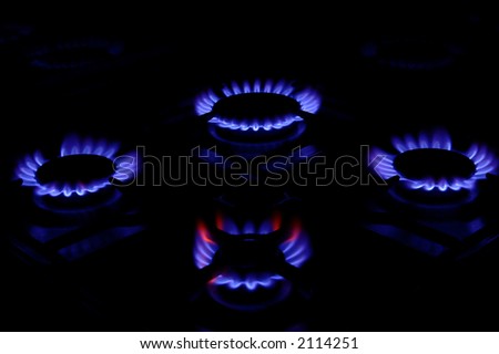 four gas rings
